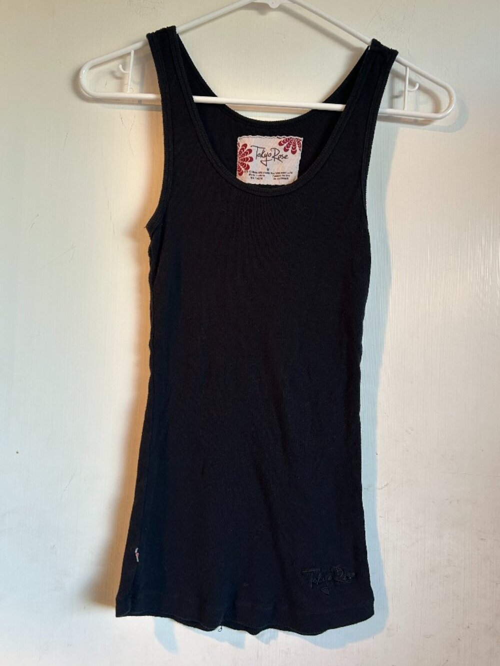 Tokyo Rose Black Tank Top